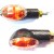 knipperlicht-set klein ovaal carb-wit (2 stuks)
